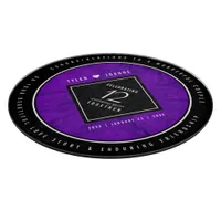 Elegant 12th Silk Wedding Anniversary Celebration Cutting Board