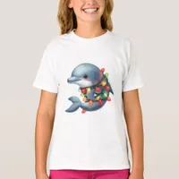 Adorable Christmas Dolphin T-Shirt