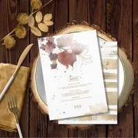 Golden Autumn Wedding Berries ID655 Menu