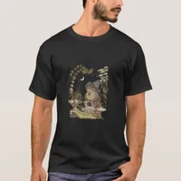 Cottagecore Mushroom Botanical Witchy Frog Goblinc T-Shirt