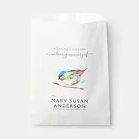 Bird Seed Packet Memorial Funeral Favor Bag