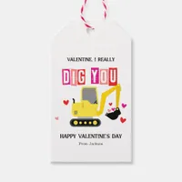 I Really Dig You Classroom Valentine's Day Gift Tags