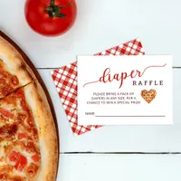 Pizza Baby Shower Diaper Raffle Card – Fun Food Th