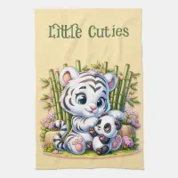 Little Cuties Panda & Tiger | Kitchen Towel