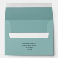 Purist Blue Wedding Envelope