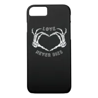 Skeleton Heart Hands Funny Classic Style iPhone 8/7 Case