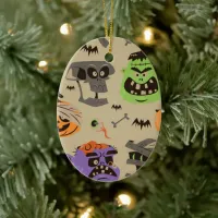 Halloween vintage pattern ornament