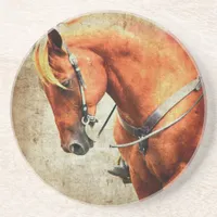 Western Horse Drink Coaster