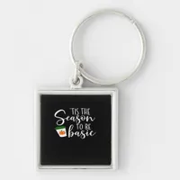 Tis Season To Engaged Engagement Announcement Keychain