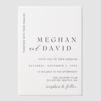 Elegant Wedding Vellum Invitations