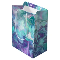 Purple and Blue Rhapsody | Abstract Art Medium Gift Bag