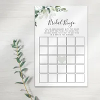 Eucalyptus Bingo Bridal Shower Game