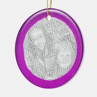 Ornament - purple ball