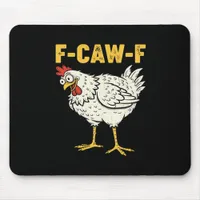 F-Caw-F Chicken Classic Retro Cool Mouse Pad