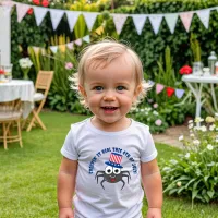 Smiling Spider Patriotic Celebration Toddler T-shirt