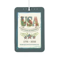 US 250 Years of Freedom Midnight Blue Botanical  Air Freshener