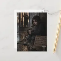 Mother Hates Me Living on a Sidewalk Postcard