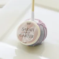 Elegant 46th Pearl Wedding Anniversary Celebration Cake Pops