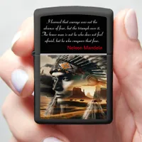 Majestic Sunset Warrior Zippo Lighter