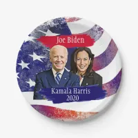 Joe Biden and Kamala Harris 2020 Party Paper Plates