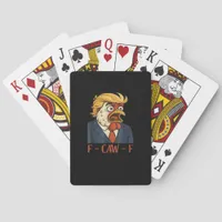 F Caw F Funny Chicken Classic Vintage Cool Style Poker Cards