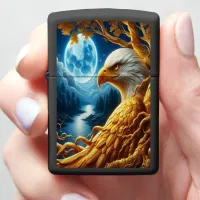 Blue Moon's Eagle Silhouette River Zippo Lighter