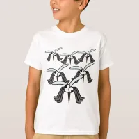 Funny Mosquitoes Flying Ready to Bite Kid's T-Shirt