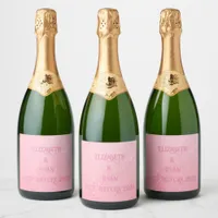 Elegant Sparkle Design  Sparkling Wine Label