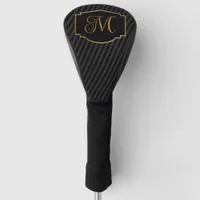 Elegant, Sophisticated Striped Monogram Golf Head Cover