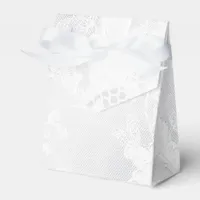 White Wedding Favor Boxes