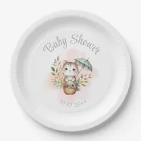 Baby Shower Woodland Animal Paper Plates