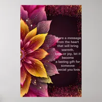 Heartfelt Words: A Personalized Gift of Love  Poster