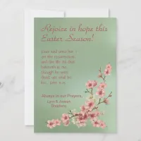 Cherry Blossoms in Pink and Greeting Card