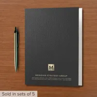 Professional Monogram Pocket Folder