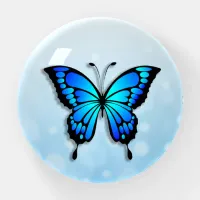 Pretty Blue Butterfly Paperweight