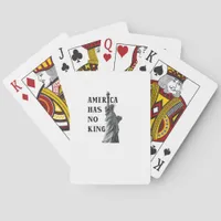 America Has No King Classic Poker Cards