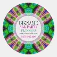 Bright Fun & Colourful Business Product Sticker