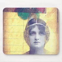 Vintage Woman Mouse Pad