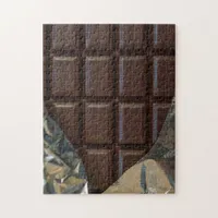 Chocolate Candy Bar in Foil Wrapper Jigsaw Puzzle