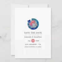 Travel Adventure Passport Wedding Photo Save The Date
