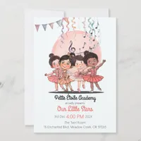 Tiny Dancers Recital Invite – Custom Studio