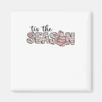 Tis The Season Christmas Tree Magnet