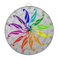 Dart Board - Color Wheel Leaves