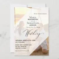 * PHOTO Picture  RSVP QR  AR6 DIY  Wedding Invitation