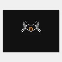 Skeleton Hand Heart Sign Costume Halloween Classic