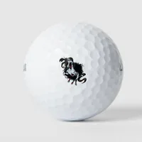 Zombie Unicorn Standing Golf Balls