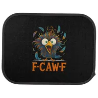F-Caw-F Funny Messy Chicken Bird Rooster F-Caw-F M Car Floor Mat