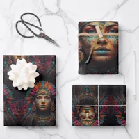 Spirit Realms – Mystical Native American Fantasy  Wrapping Paper Sheets