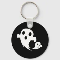 White Boo  Keychain
