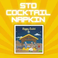 Happy Easter - Nativity | Napkins